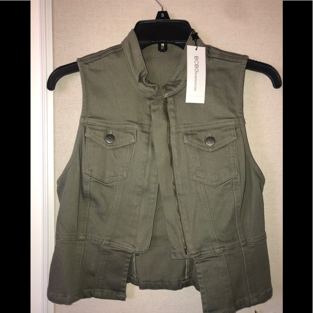 BCBG Generation Sleeveless Jacket